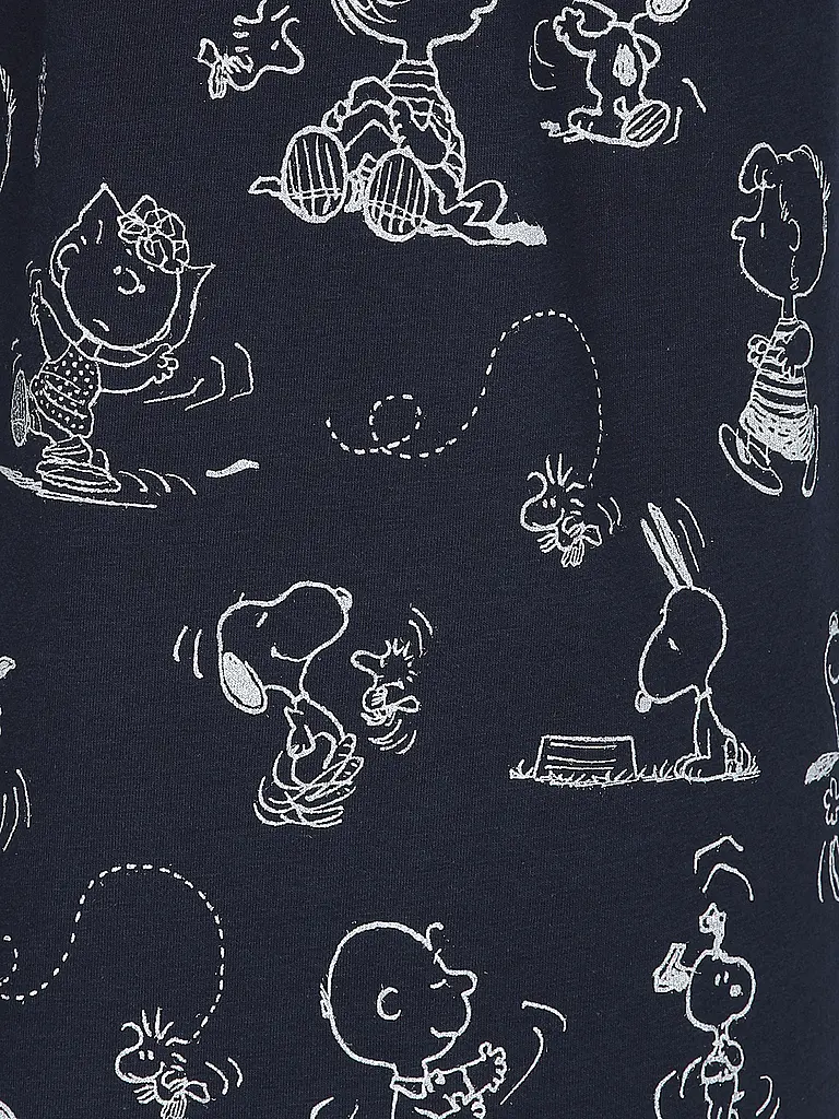 MEY | Nom du produit: Pyjamashort mey x Peanuts | Bleu