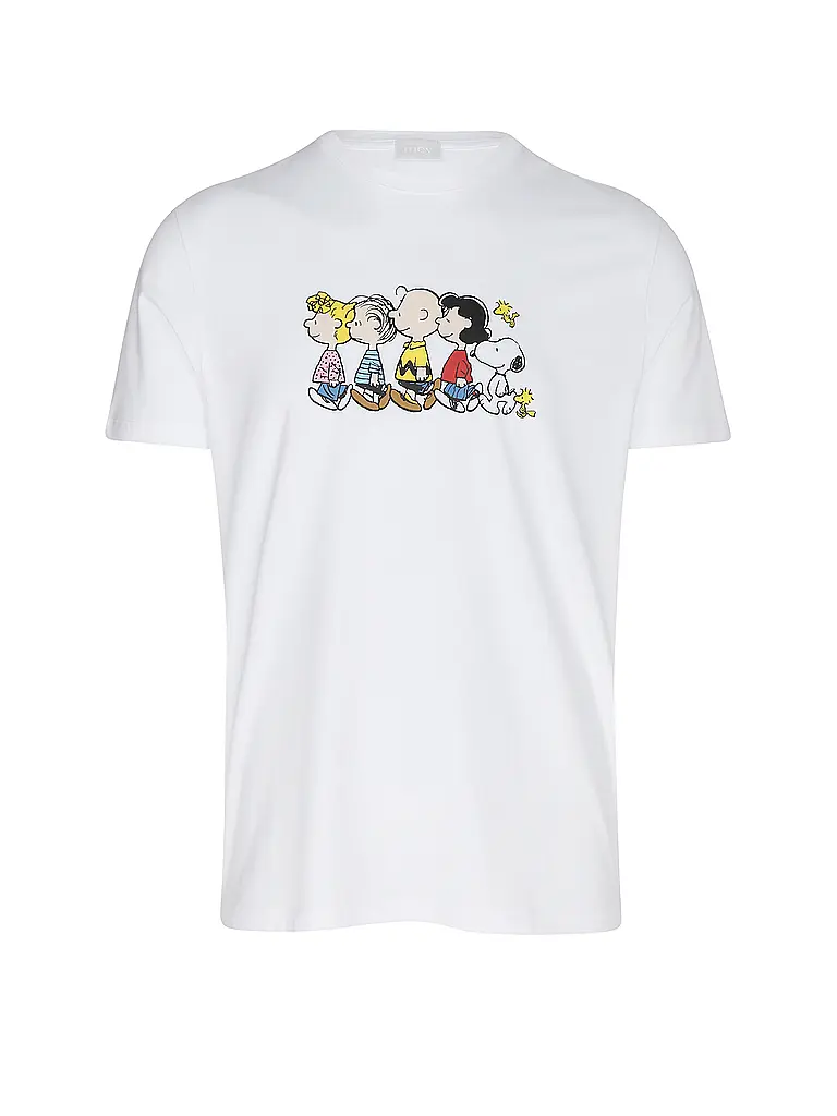 MEY | Nom du produit : Pyjamashirt mey x Peanuts | Blanc
