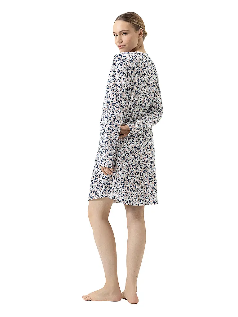 MEY | Nuisette - Sleepshirt SOFT LEO | dunkelblau