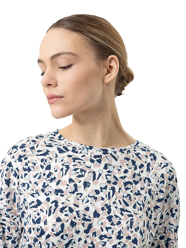 MEY | Nuisette - Sleepshirt SOFT LEO | dunkelblau