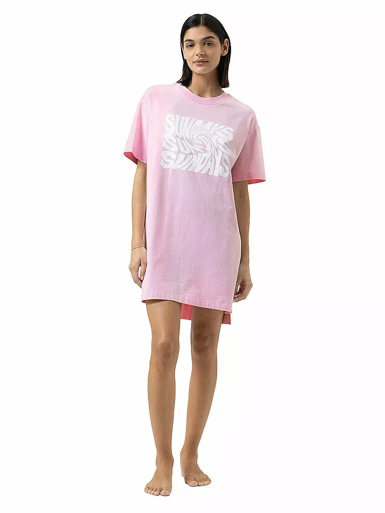 MEY | Nuisette - Sleepshirt SOLID LOVE | rosa