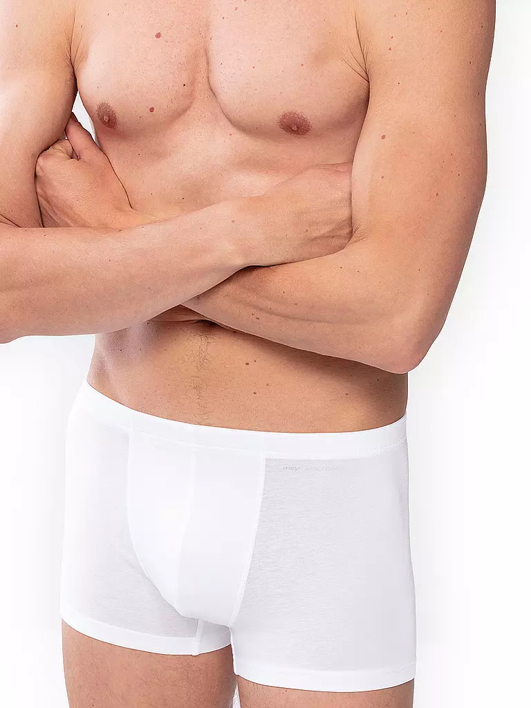 MEY | Pantalon Décontracté en Coton Blanc | 