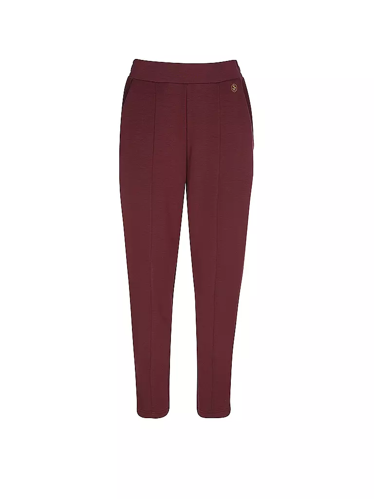 MEY | Pantalon de détente 7/8 PURE SOFTNESS boysenberry | Rouge foncé