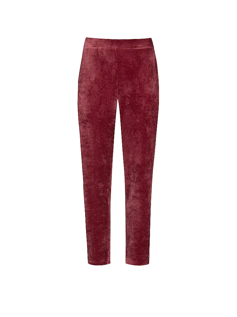 MEY | Pantalon de détente VELVET DREAM | dunkelrot