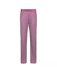 MEY | Pantalon de pyjama MOSAIC | Rouge foncé