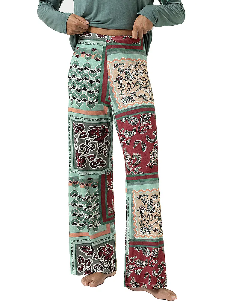 MEY | Pantalon de pyjama MYSTICAL MAZE | grün