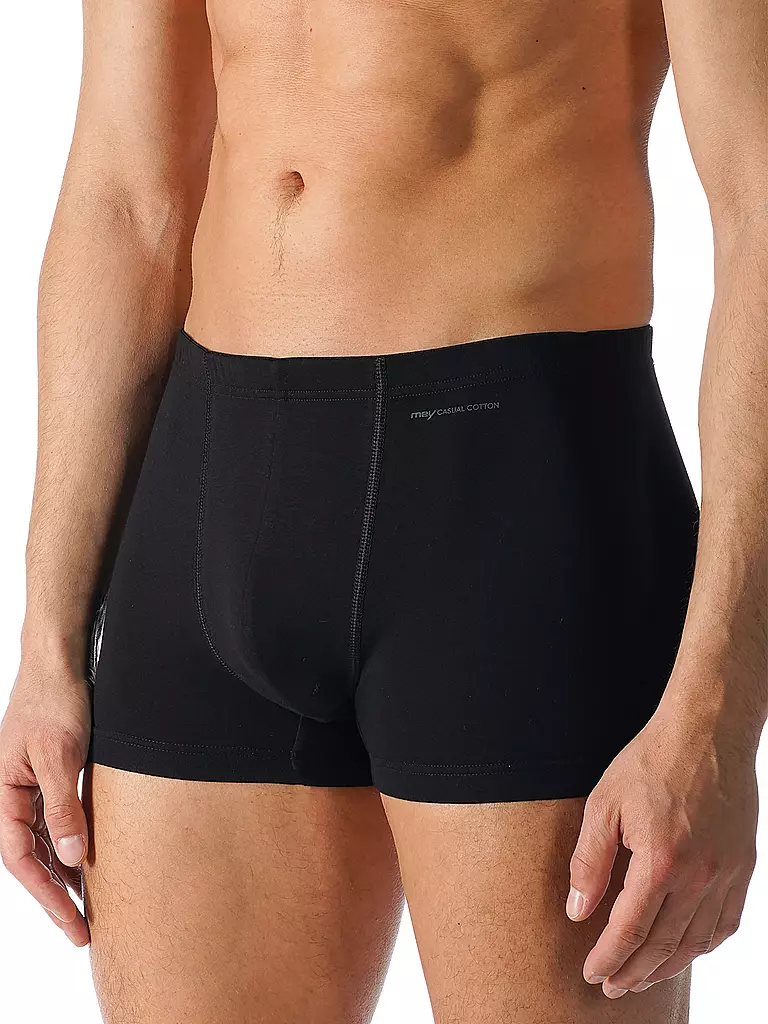 MEY | Pants Casual Coton Noir | schwarz