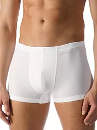 MEY | Pants CASUAL COTTON bleu yacht | Blanc