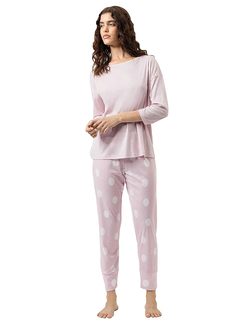 MEY | Pyjama 7/8 PRETTY DOTS pink parfai | Rose