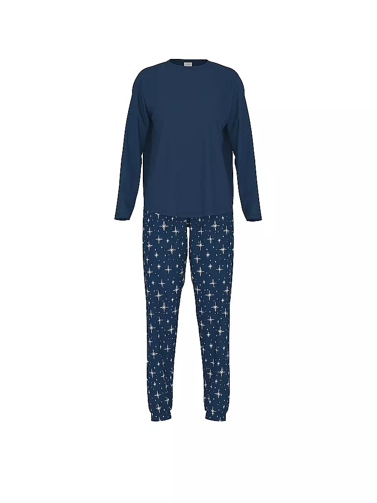 MEY | Pyjama POLAR SKY | dunkelblau