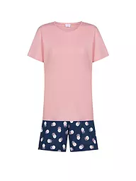 MEY | Pyjama SCRIBBLED DOTS | Bleu foncé
