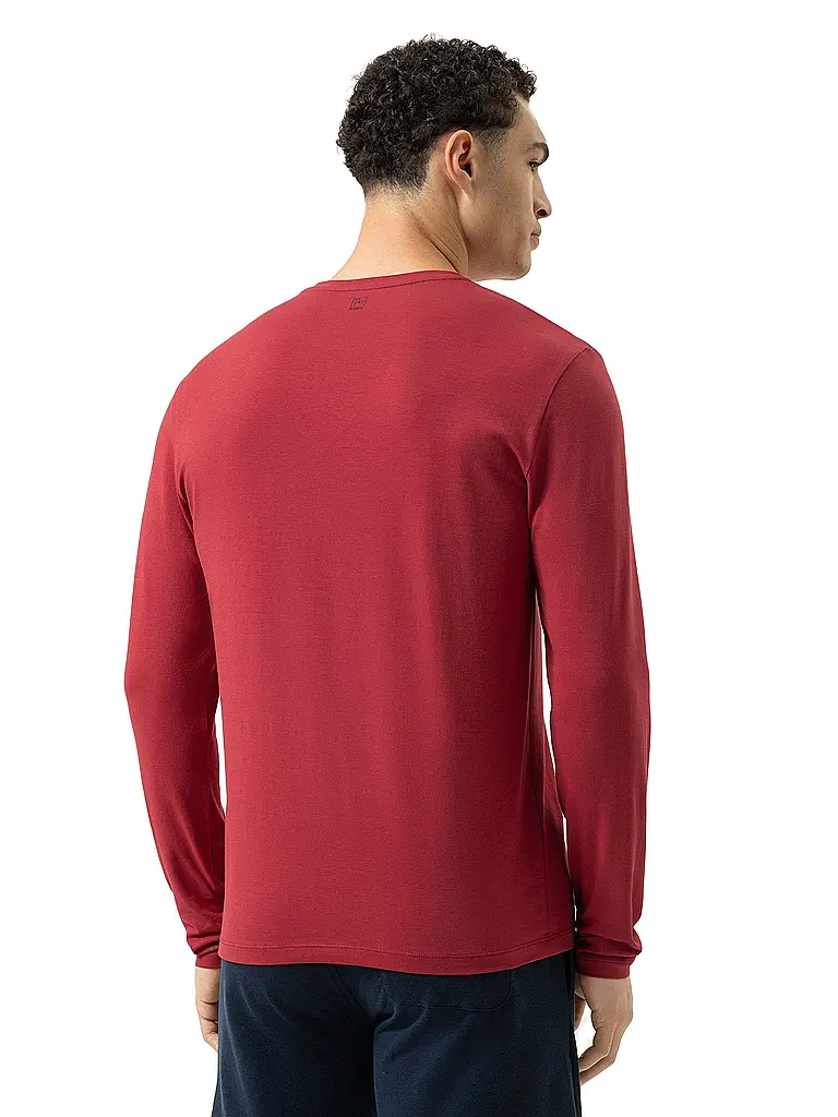 MEY | Pyjama T-shirt à manches longues RELAX gala rouge | 