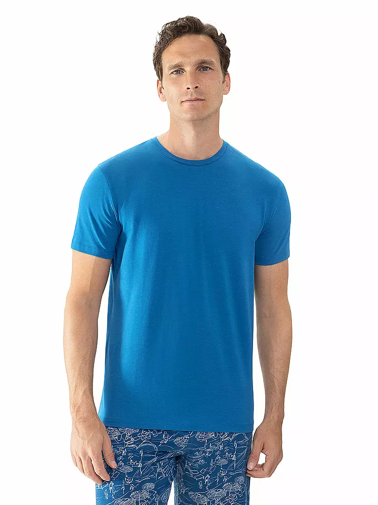 MEY | Pyjama T-Shirt RELAX bleu marée | blau