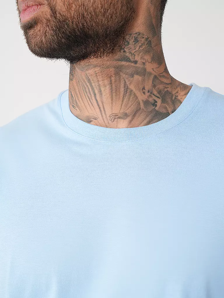 MEY | Pyjama T-Shirt SELECTION far blue | hellblau