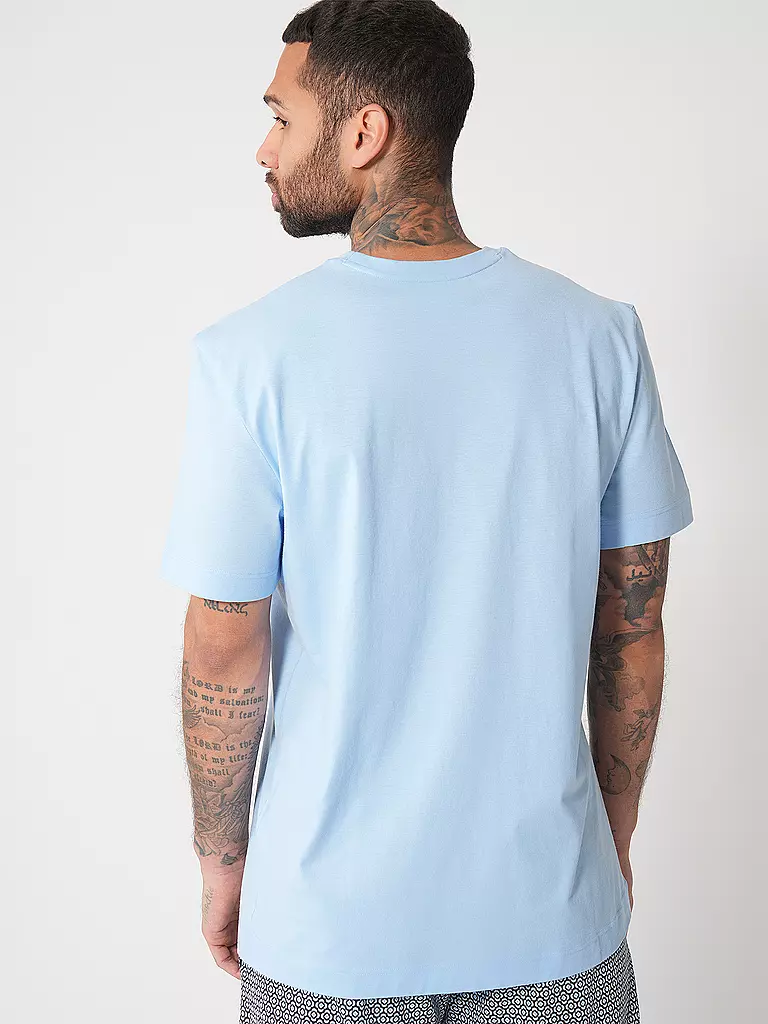 MEY | Pyjama T-Shirt SELECTION far blue | hellblau