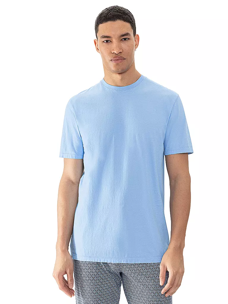 MEY | Pyjama T-Shirt SELECTION far blue | hellblau