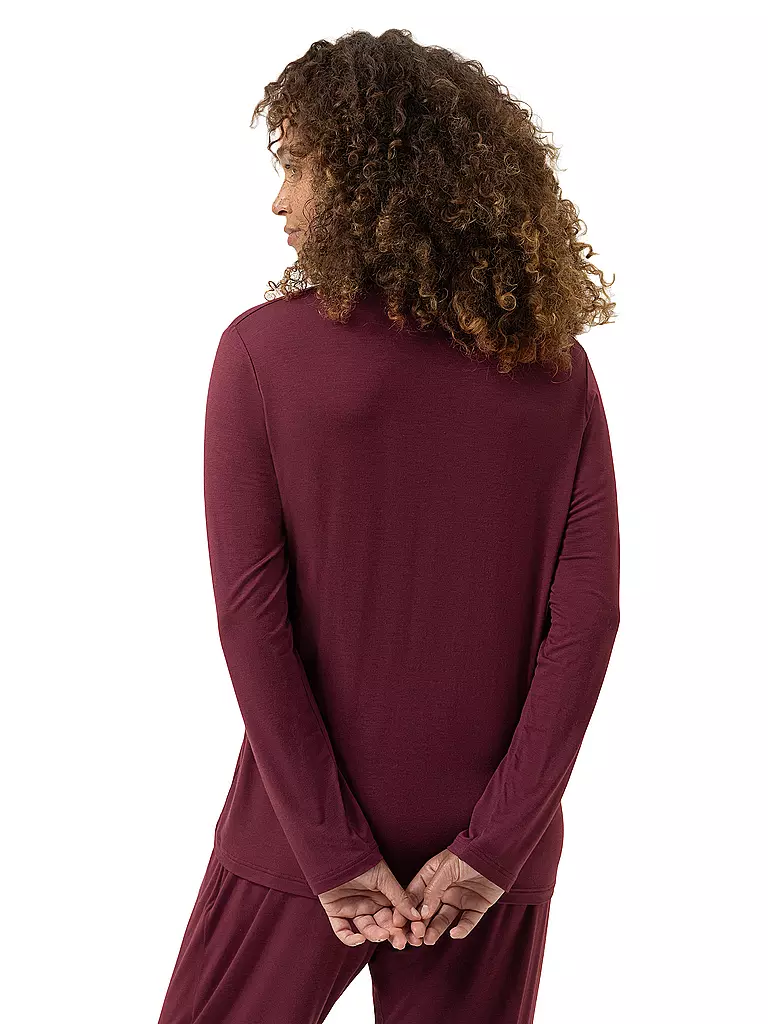 MEY | Pyjamashirt PURE CHIC boysenberry | 