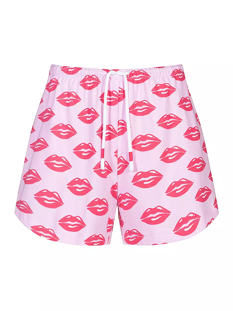 MEY | Short de pyjama
Marque: MEY
Couleur: rose
Catégories: Mode,Femme

Matière: Coton,Stretch,Jersey
Motif: All over,Imprimé
Longueur (Pantalons/Jeans): Shorts
Hauteur de taille: Taille moyenne
Détails: Cordon de serrage | rosa