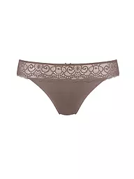 MEY | Mini-slip AMOROUS noir | Marron clair