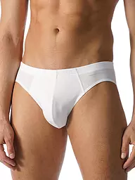 MEY | Slip CASUAL COTTON noir | Blanc