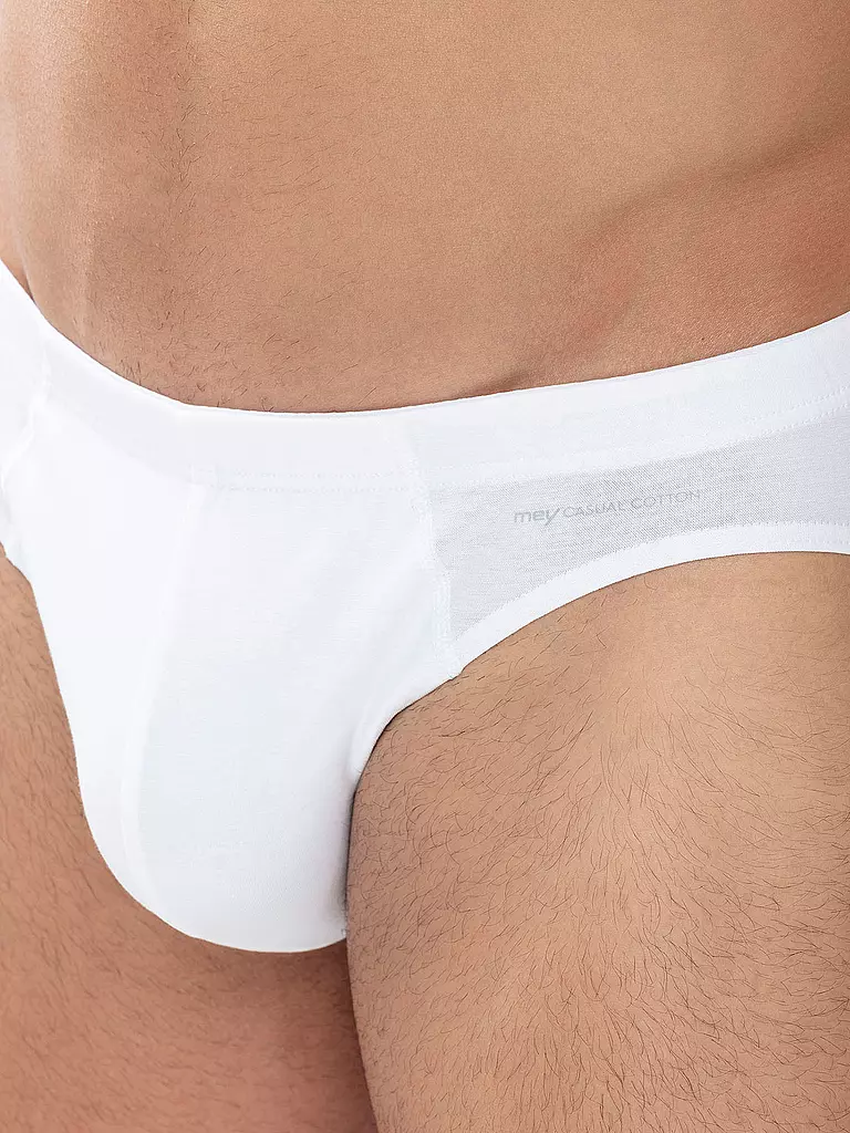 MEY | Slip CASUAL COTTON blanc | 