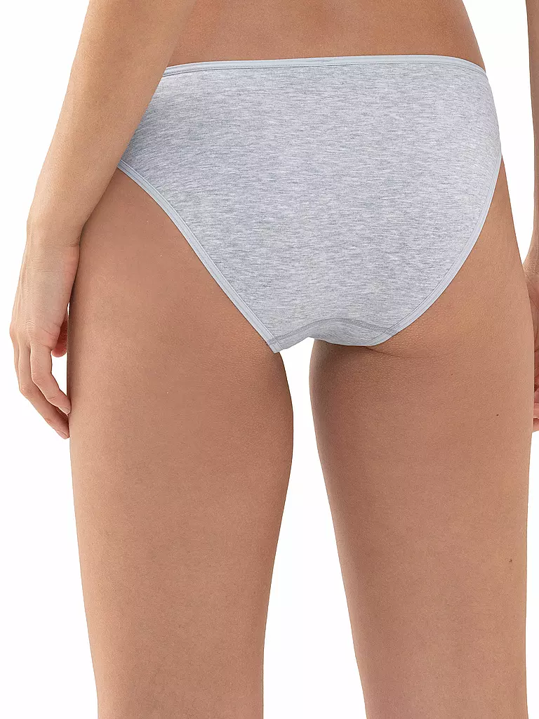MEY | Slip COTTON PURE gris clair chiné | grau