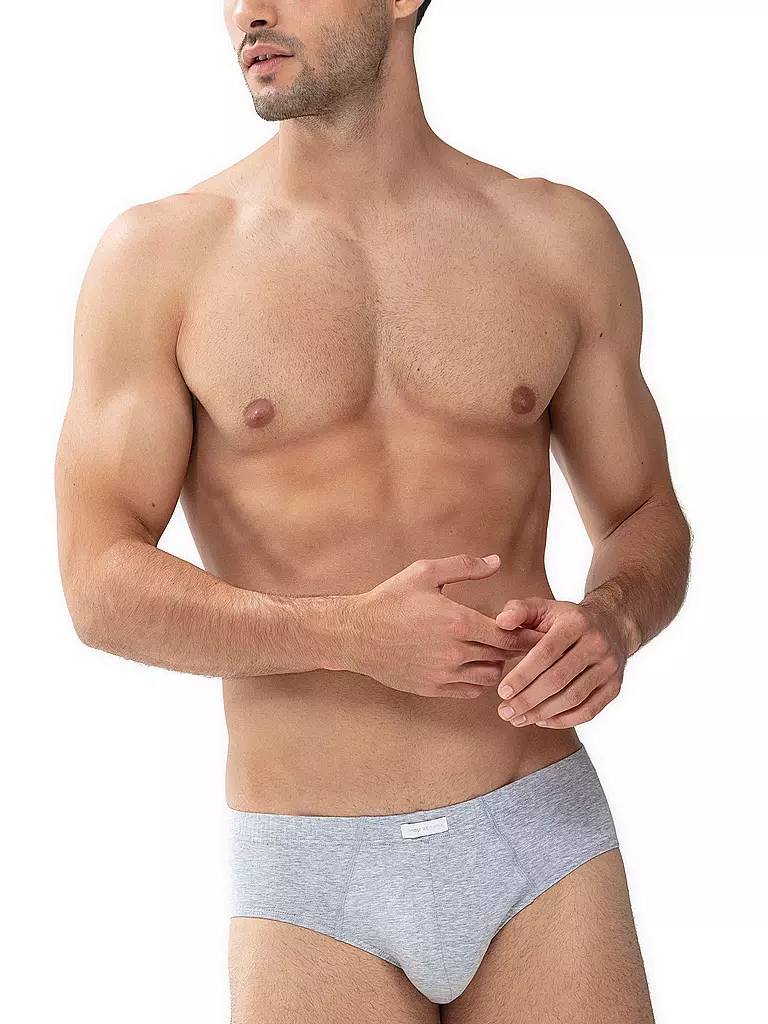 MEY | Slip RE:THINK gris clair chiné | 