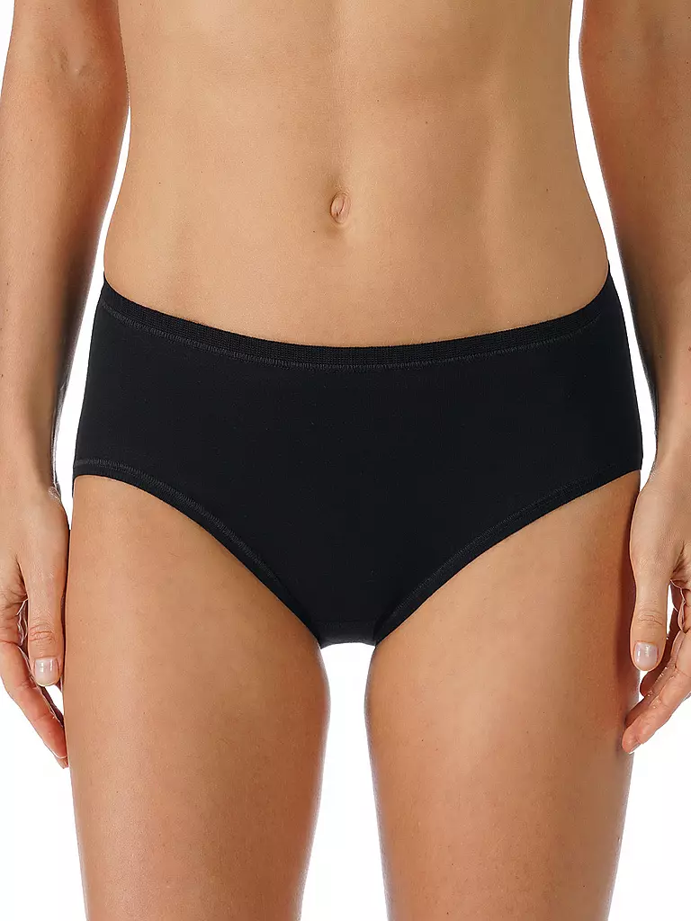 MEY | Slip taille haute NOBLESSE Noir | Noir