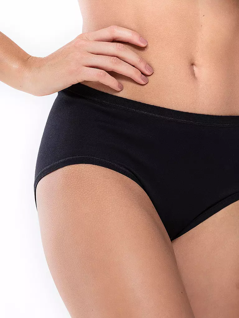 MEY | Slip taille haute NOBLESSE Noir |