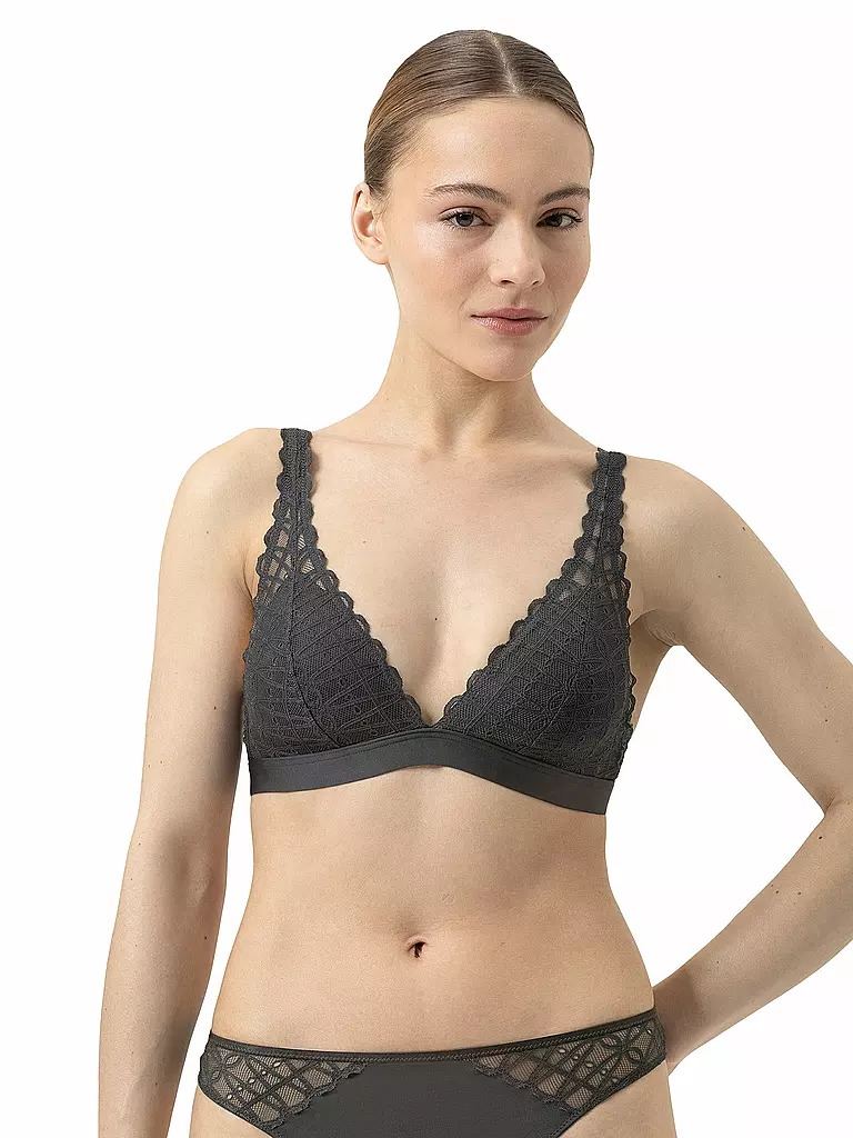 MEY | Soutien-gorge sans armatures POETRY TEMPTATION gris orage | grau