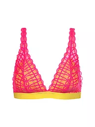 MEY | Soutien-gorge sans armatures POETRY TEMPTATION gris orage | Rose vif