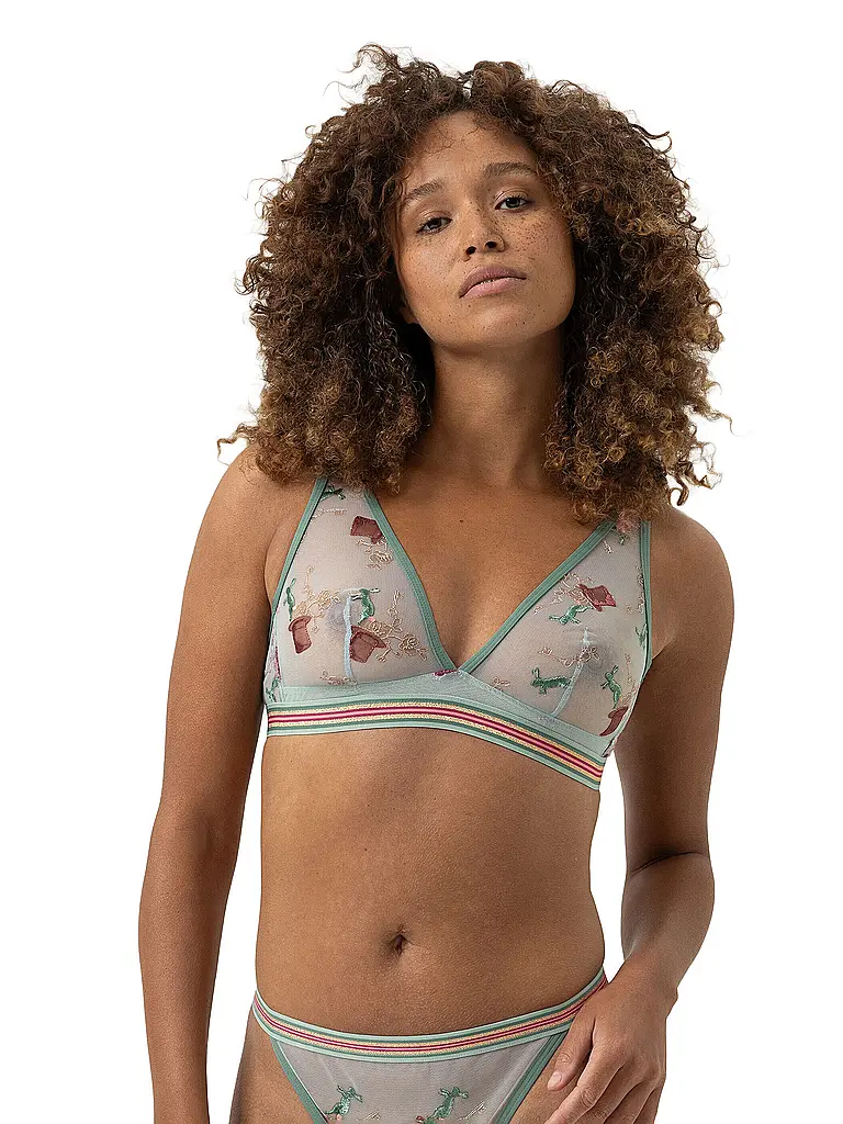 MEY | Soutien-gorge sans armatures POETRY ZAP ZARAPP peat moss | Vert