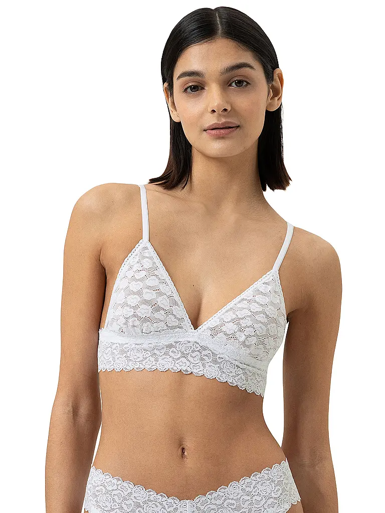 MEY | Soutien-gorge sans armatures SAVAGE LACE blanc | Blanc