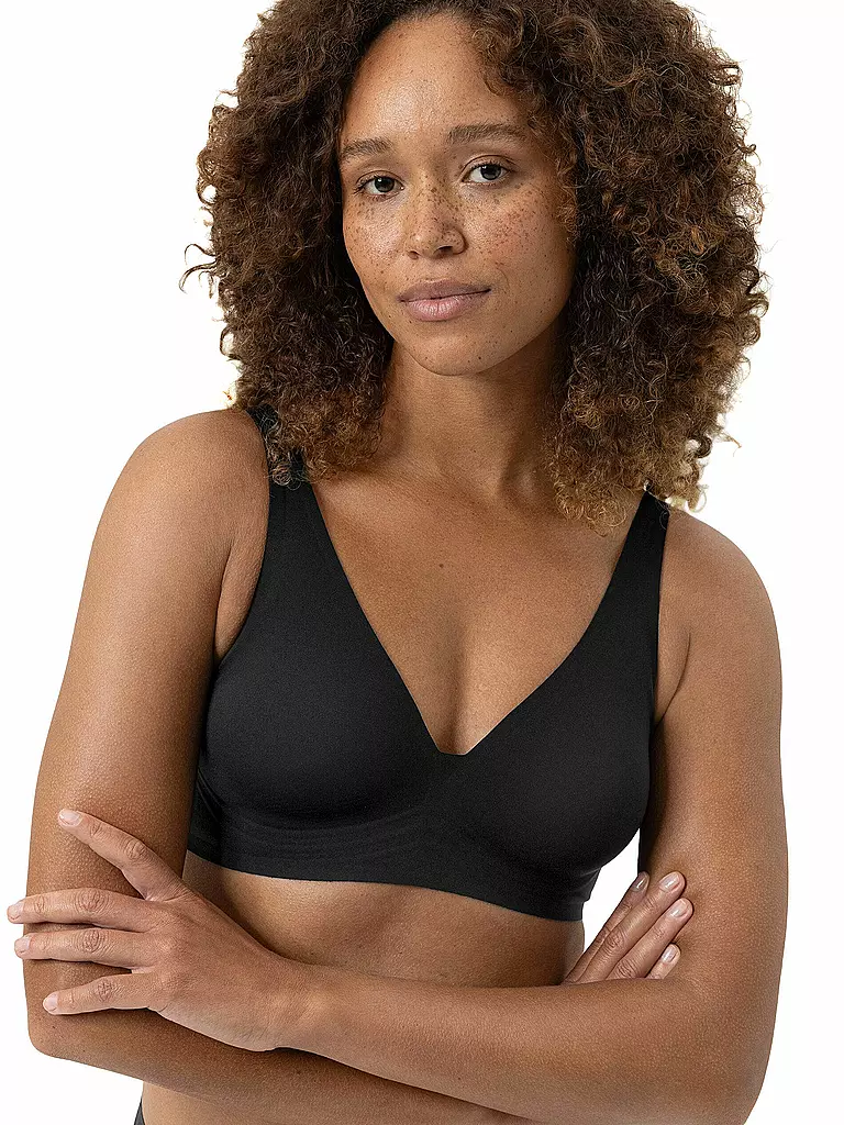 MEY | Soutien-gorge sans armatures SIMPLY BETTER INVISIVLE noir | schwarz