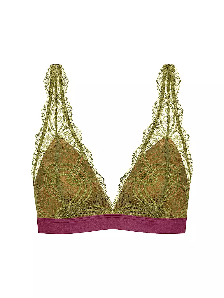 MEY | Soutien-gorge triangle POETRY FAME vert urbain | dunkelgrün