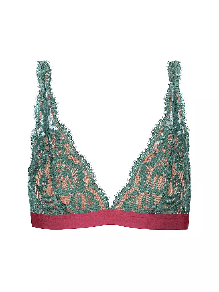 MEY | Soutien-gorge triangle sans armatures POETRY VOUGE beau deluxe | dunkelrot