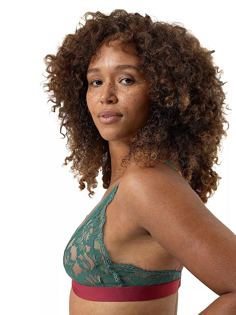 MEY | Soutien-gorge triangle sans armatures POETRY VOUGE beau deluxe | dunkelrot