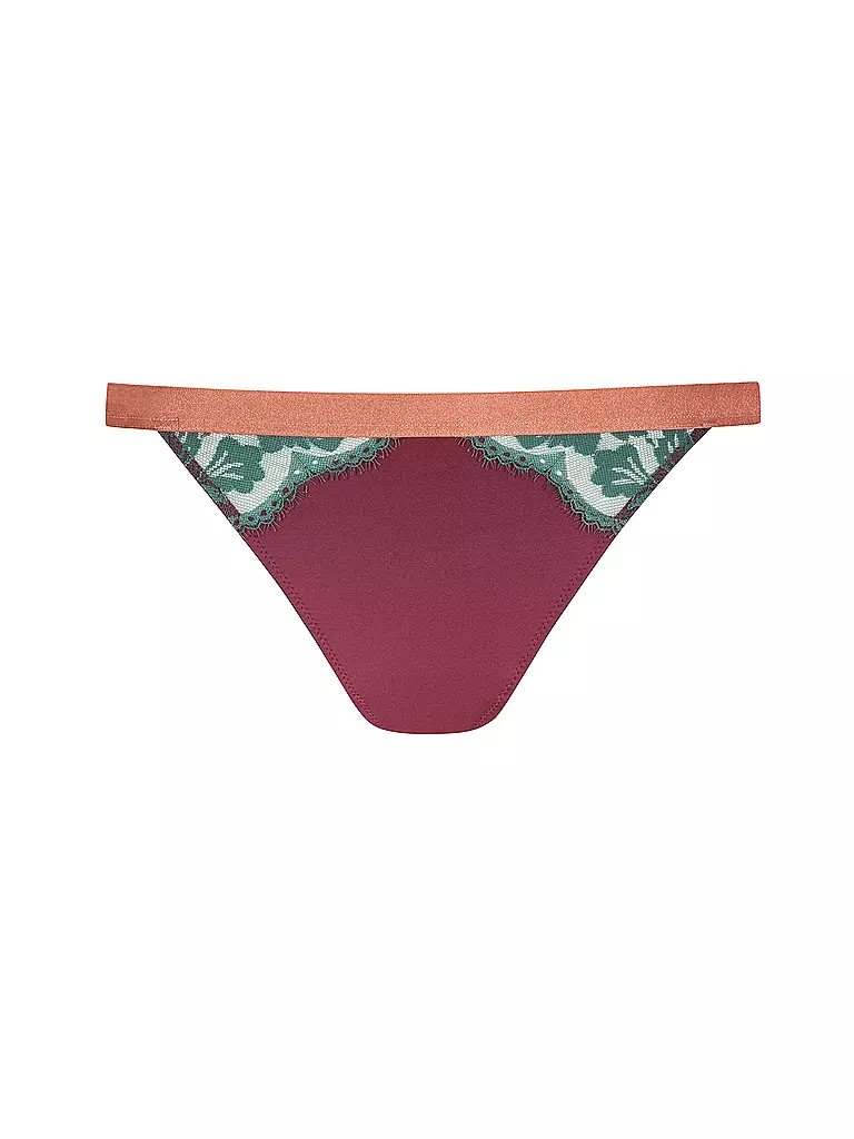MEY | String POETRY VOGUE beau bordeaux | Rouge foncé