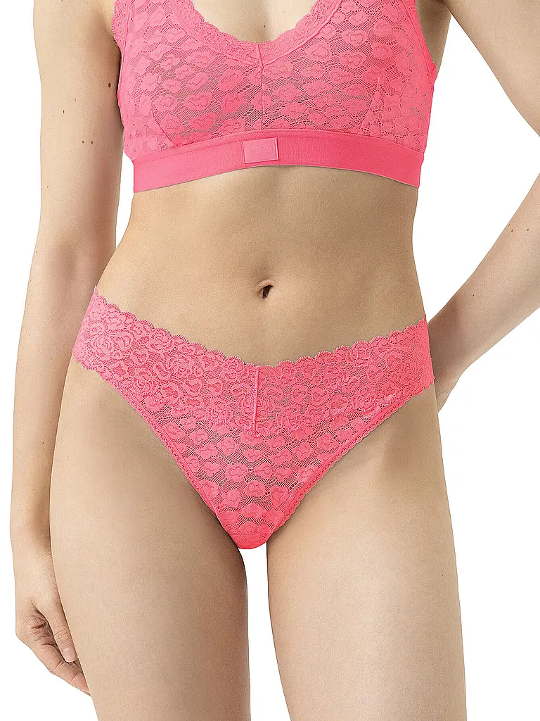 MEY | String SAVAGE LACE rose paradis | rosa