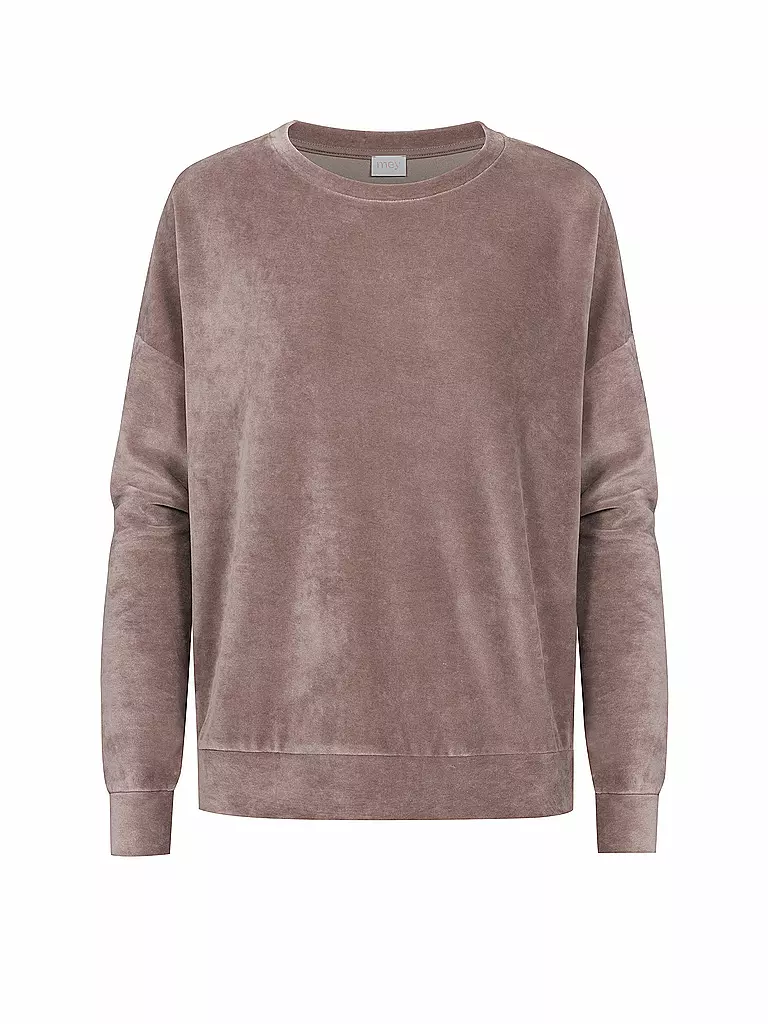 MEY | Sweat Loungewear VELVET DREAM | hellbraun