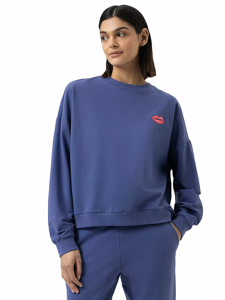 MEY | Sweat-shirt de détente COZY NIGHTS | blau