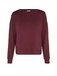MEY | Sweat-shirt de détente PURE SOFTNESS | Rouge foncé