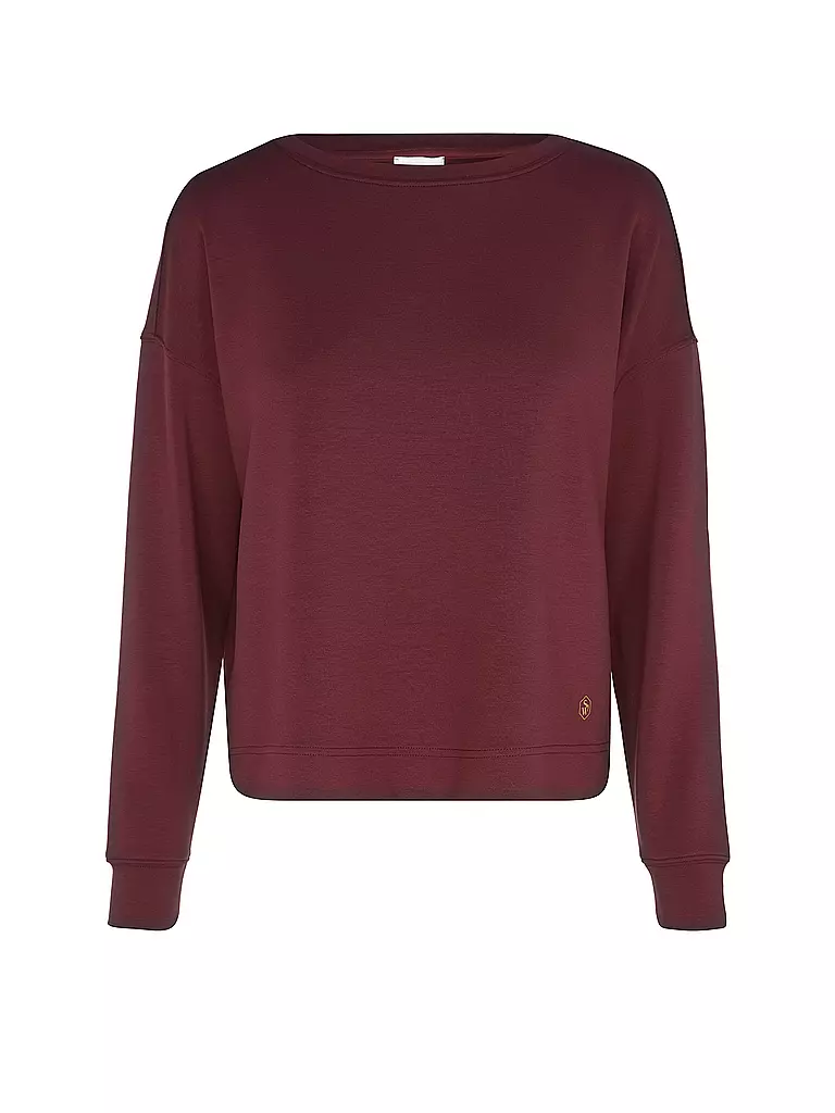 MEY | Sweat-shirt de détente PURE SOFTNESS | dunkelrot