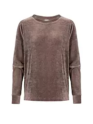 MEY | Sweat-shirt de détente VELVET DREAM | Marron clair