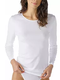 MEY | T-shirt à manches longues NOBLESSE blanc | Blanc
