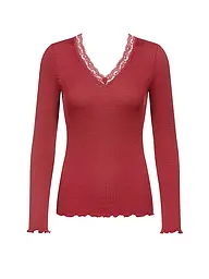 MEY | T-shirt à manches longues WOOL EXPRESSIVE | Rouge