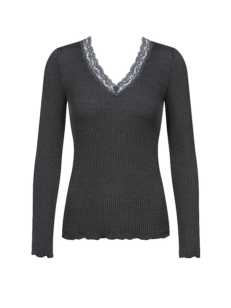 MEY | T-shirt à manches longues WOOL EXPRESSIVE | grau