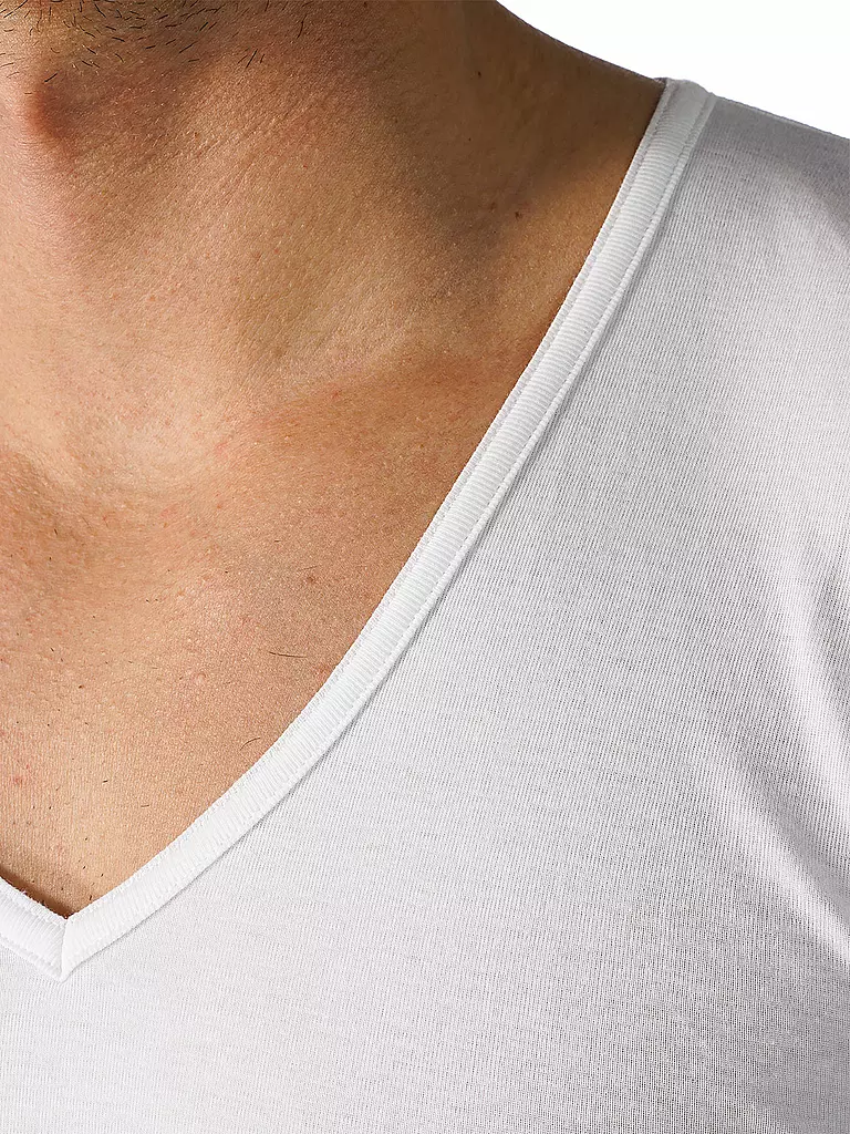 MEY | T-Shirt CASUAL COTTON blanc | 