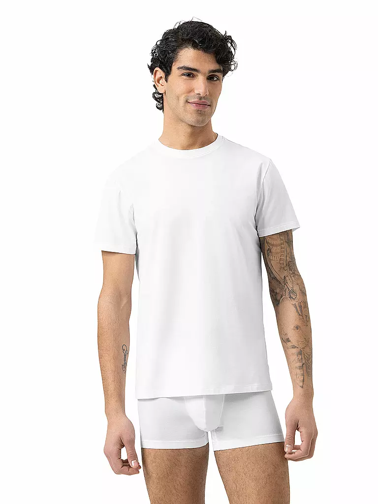 MEY | T-shirt de détente | weiss