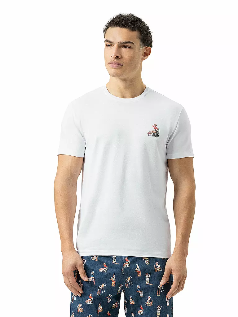 MEY | T-shirt de détente | weiss